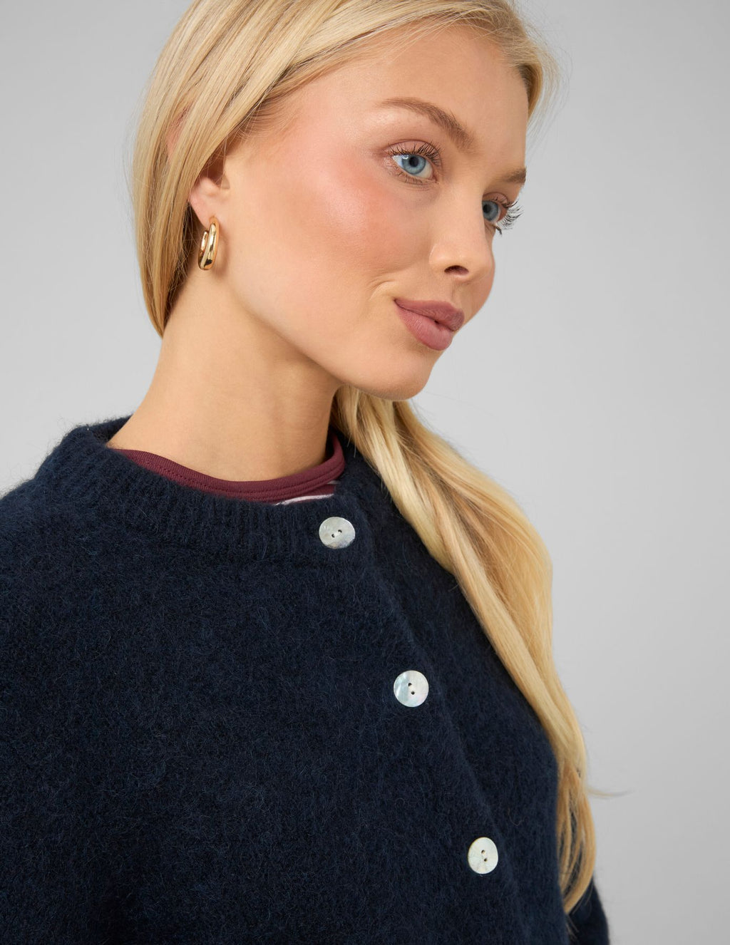 Gilet boutonné col rond - 2