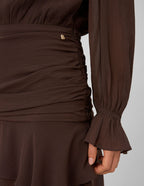 Robe courte à volants - 2