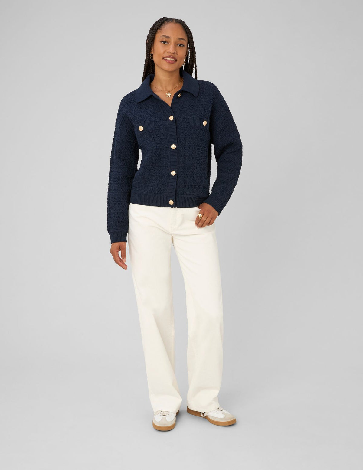 Gilet boutonné col polo - 2