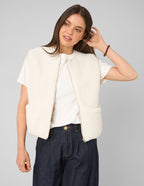 Gilet réversible sans manches sherpa - 2