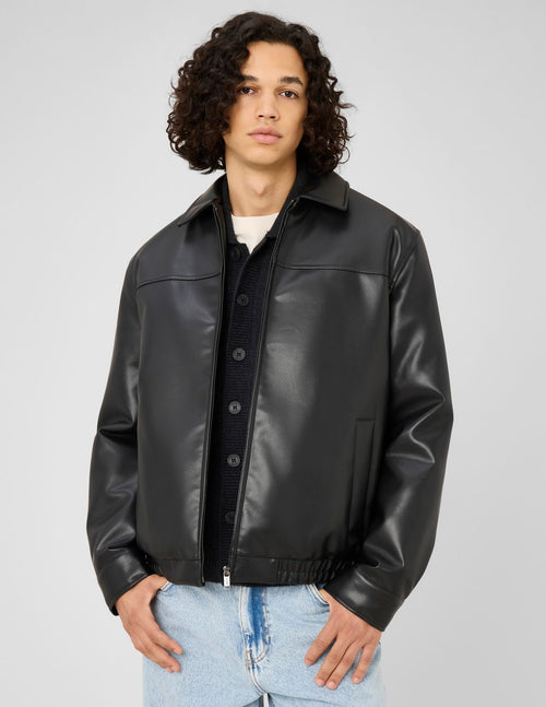 Blouson zippé tissu enduit - 2