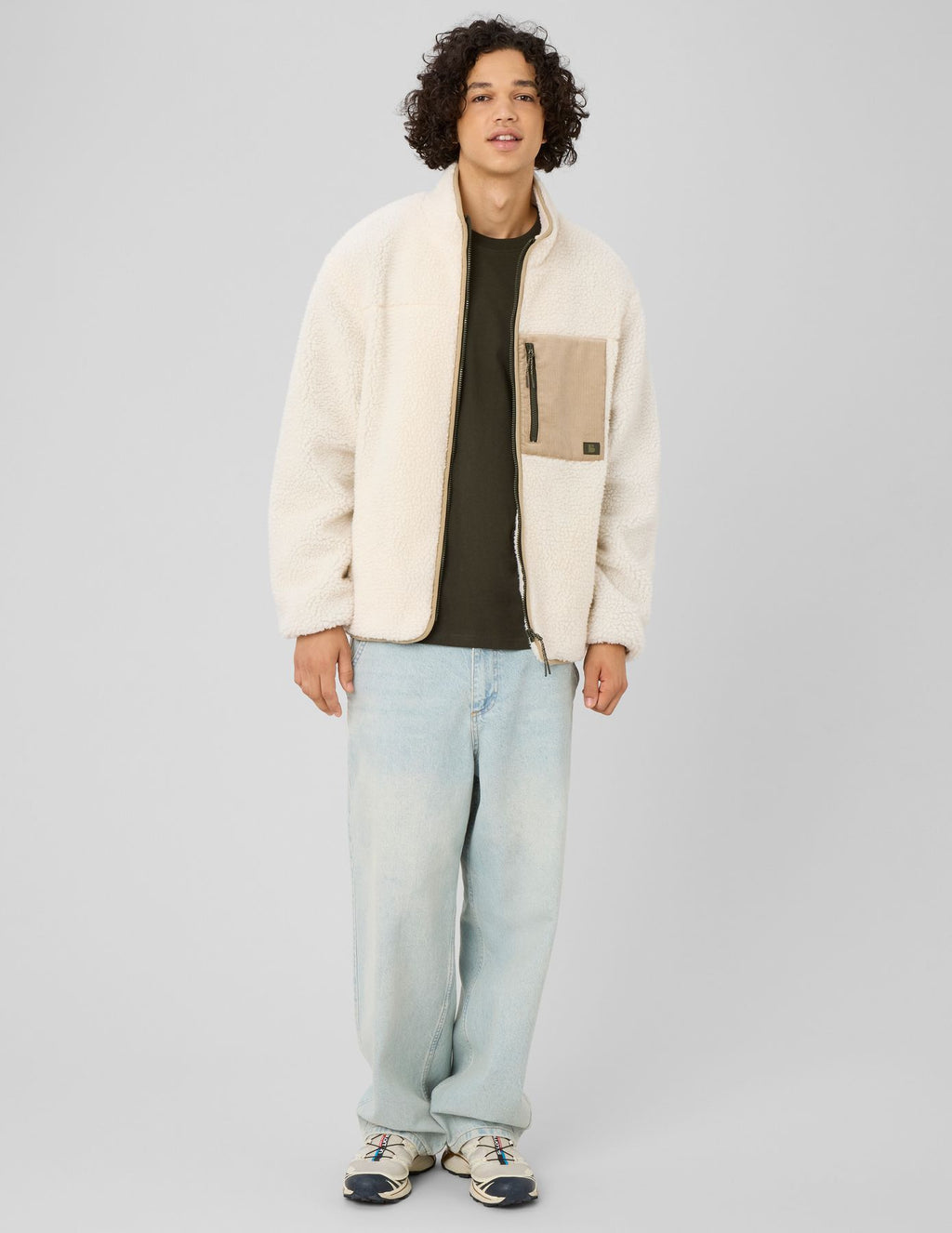 Veste zippée sherpa - 1