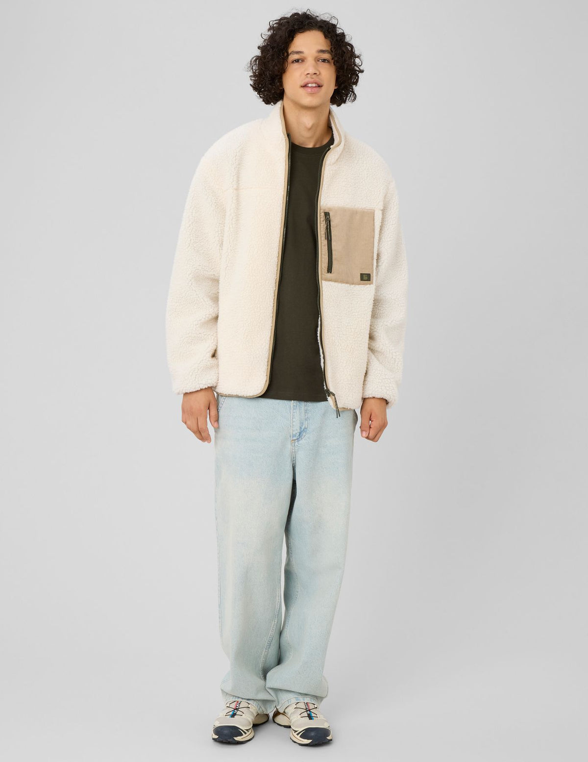 Veste zippée sherpa - 1
