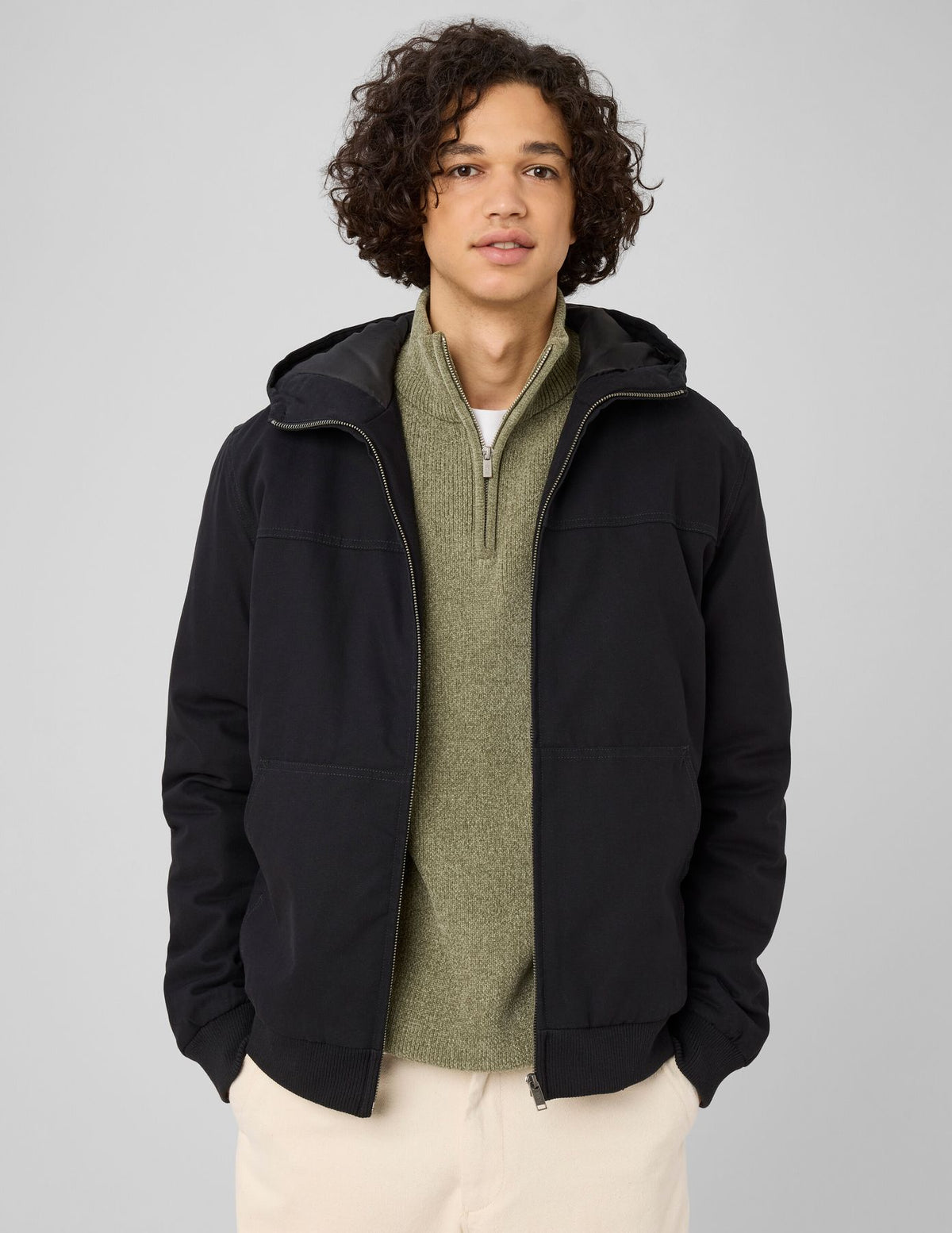 Blouson zippé à capuche - 2