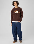 Pull col rond jacquard - 1