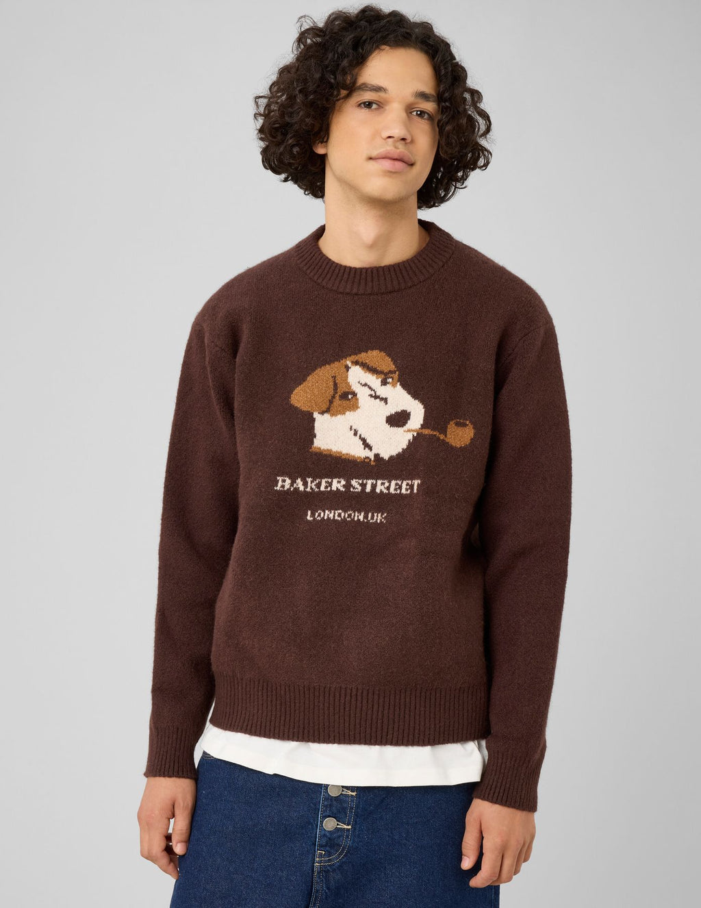 Pull col rond jacquard - 2
