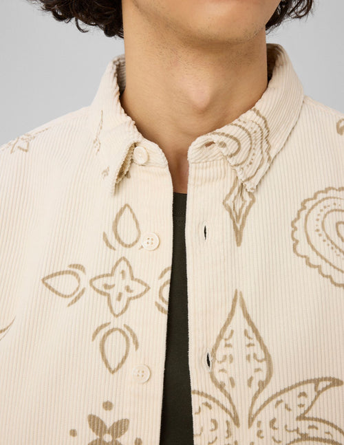 Chemise imprimée en velours - 2