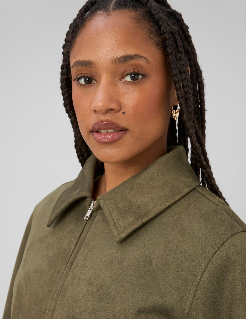Veste zippée en suédine - 2