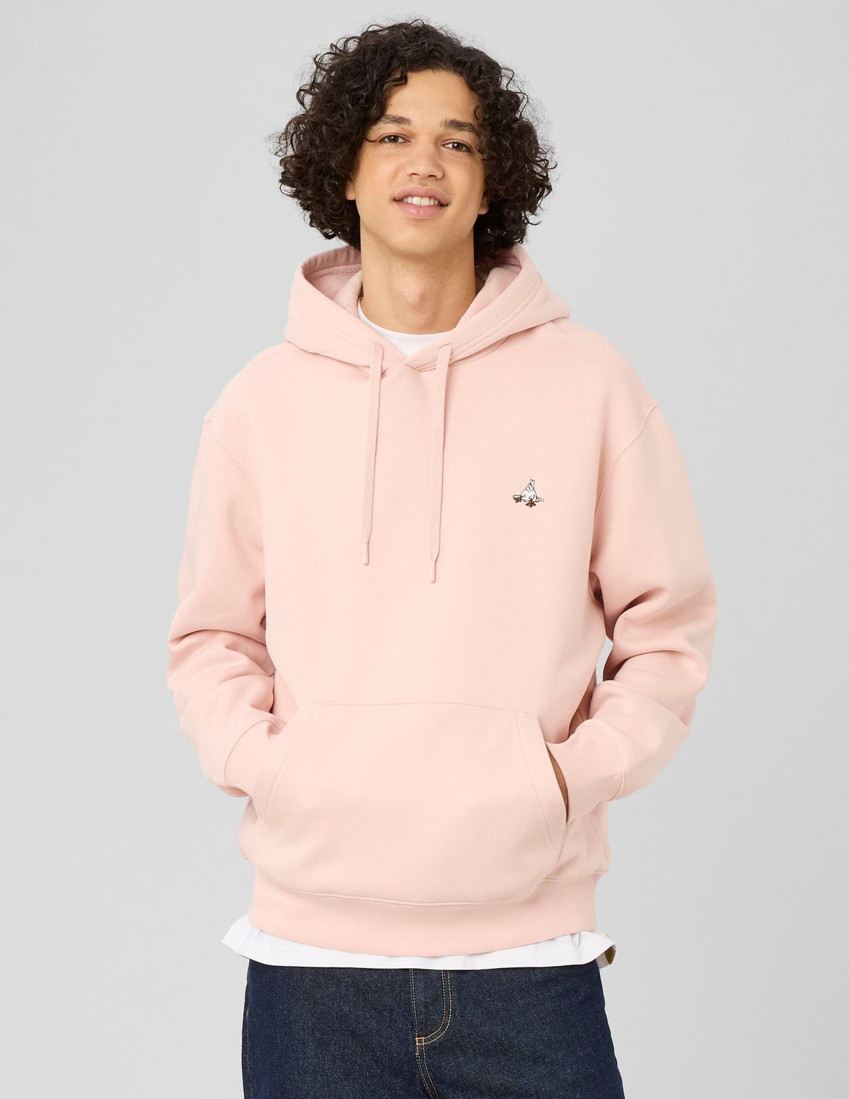 Sweat broderie poitrine - 1
