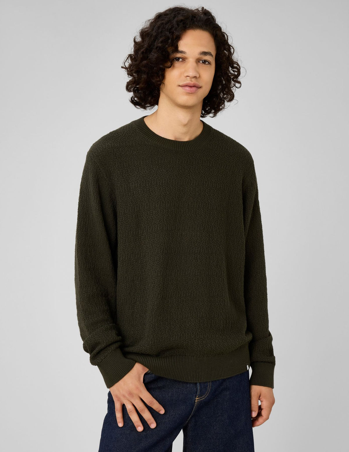 Pull maille fantaisie - 1