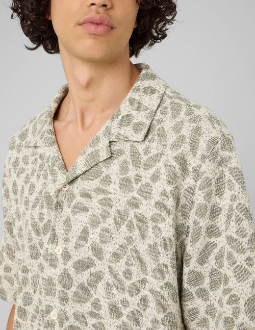 Chemise manches courtes maille jacquard - 2