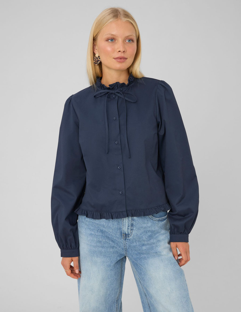Blouse à volants - 1