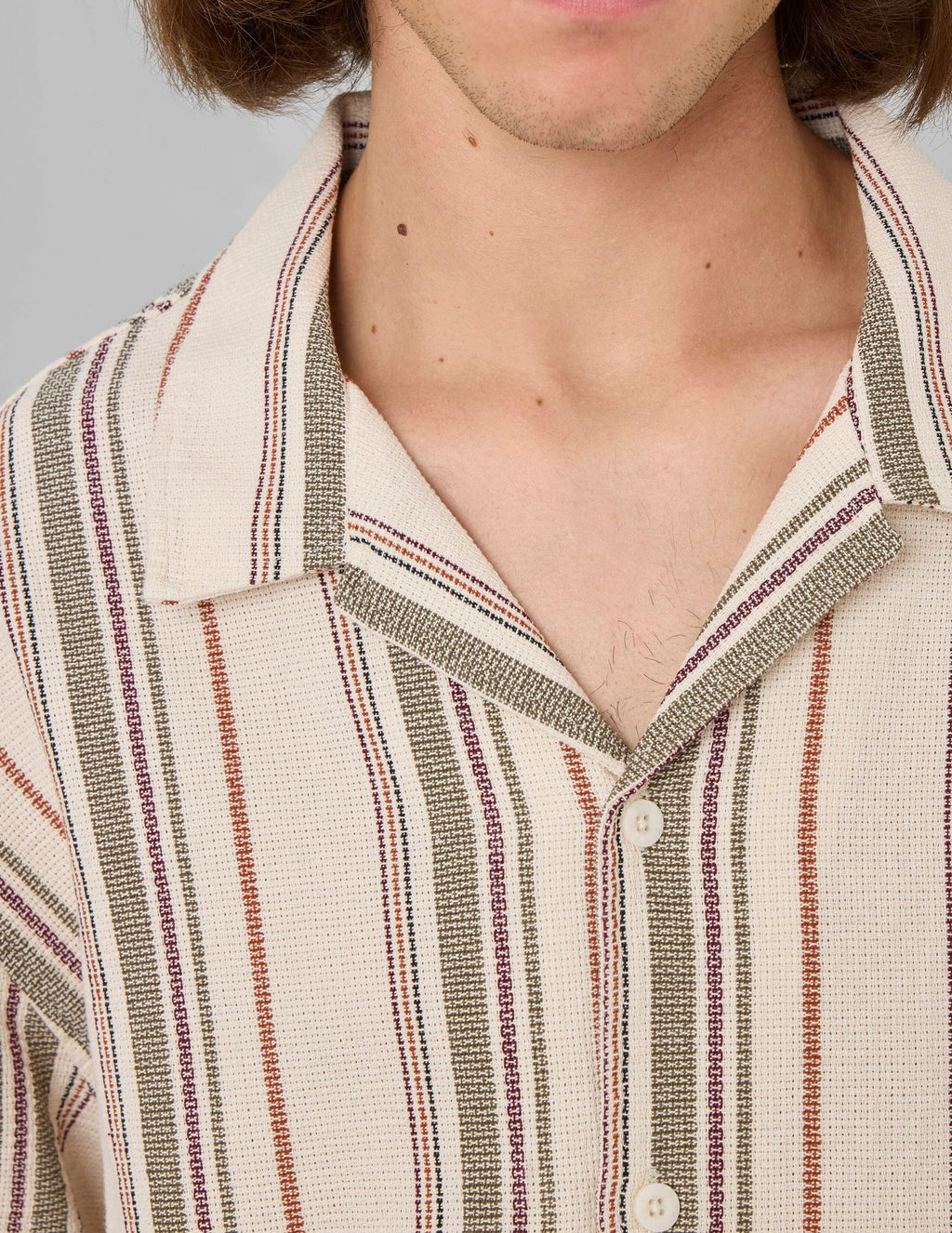 Chemise manches courtes rayée - 2