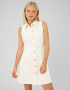 Robe sans manches boutonnée - 2