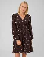 Robe courte en velours imprimée - 2