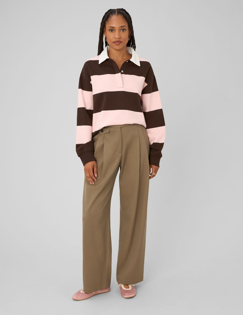 Pantalon à pinces - 1