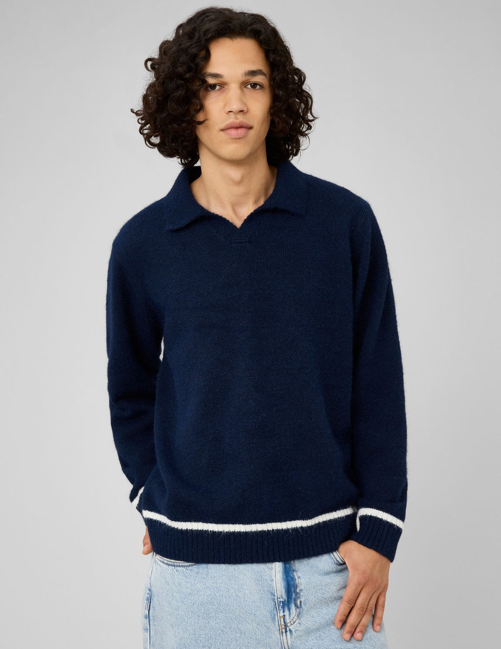 Pull col polo liseret - 1