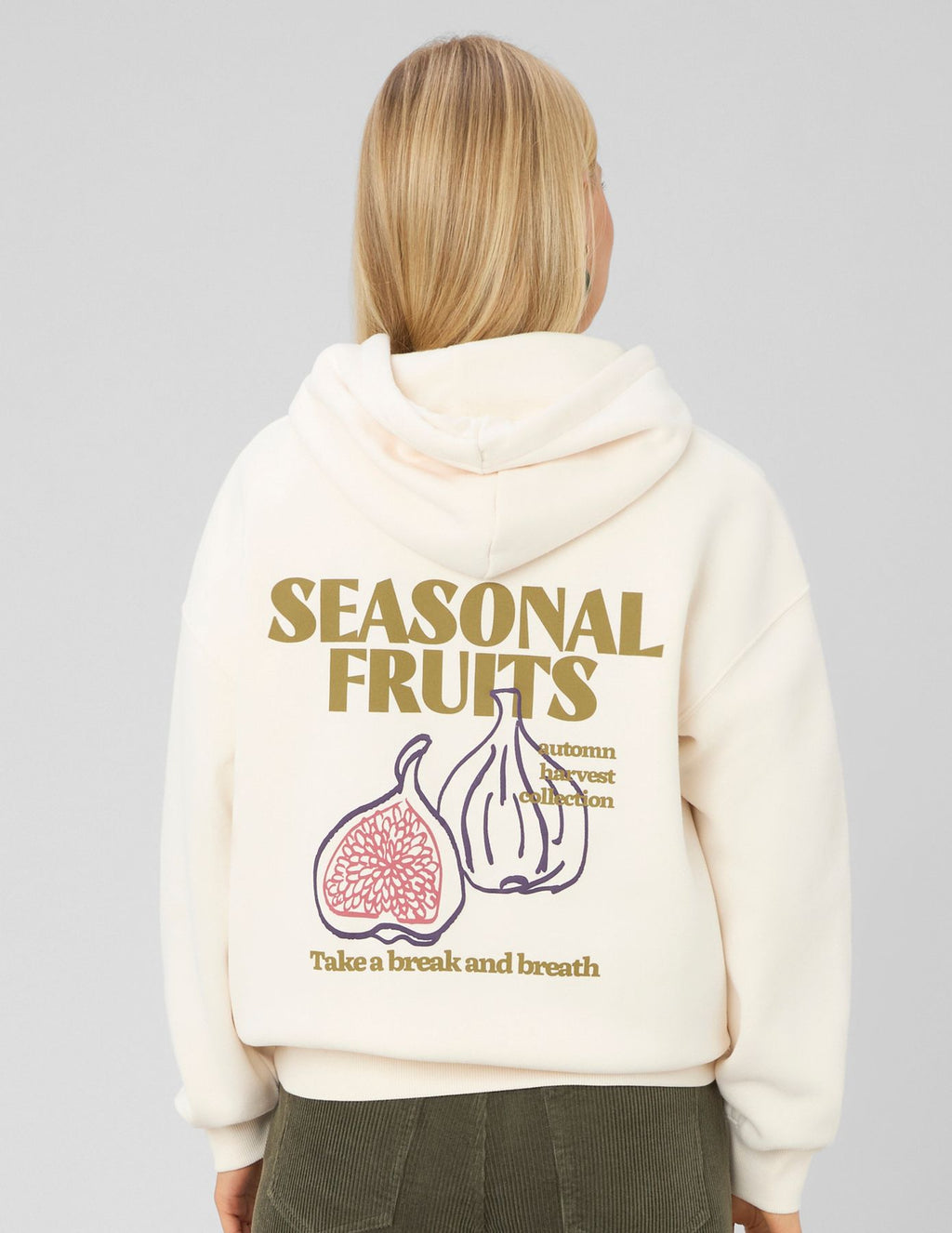 Sweat à capuche imprimé - 1