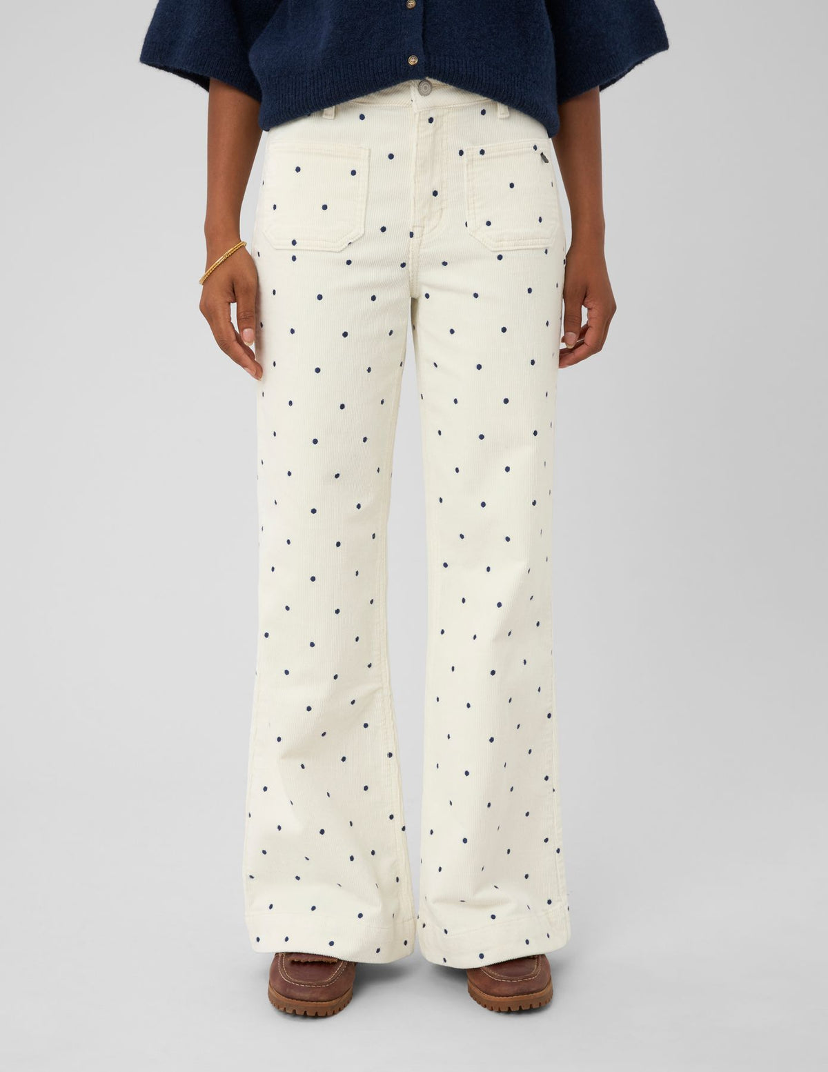 Pantalon imprimé coupe droite - 2