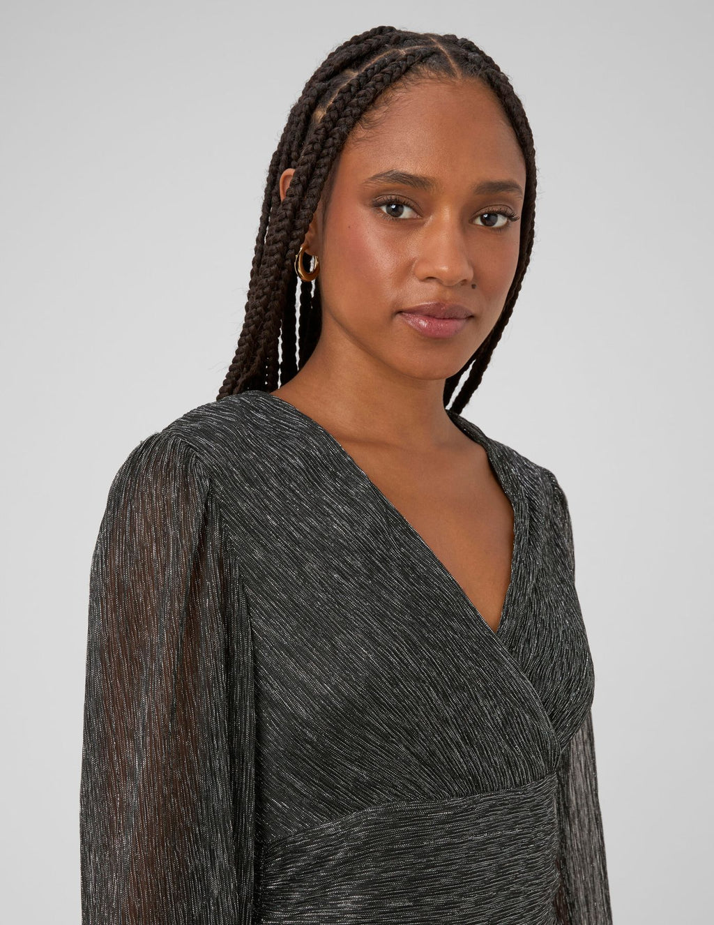 Robe courte drapée - 2