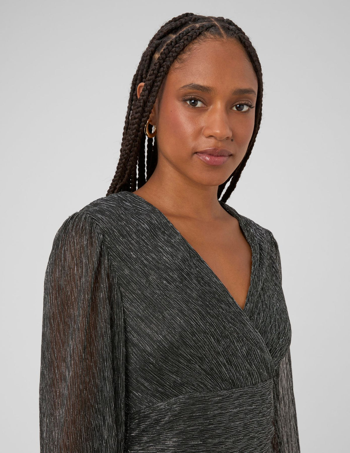 Robe courte drapée - 2