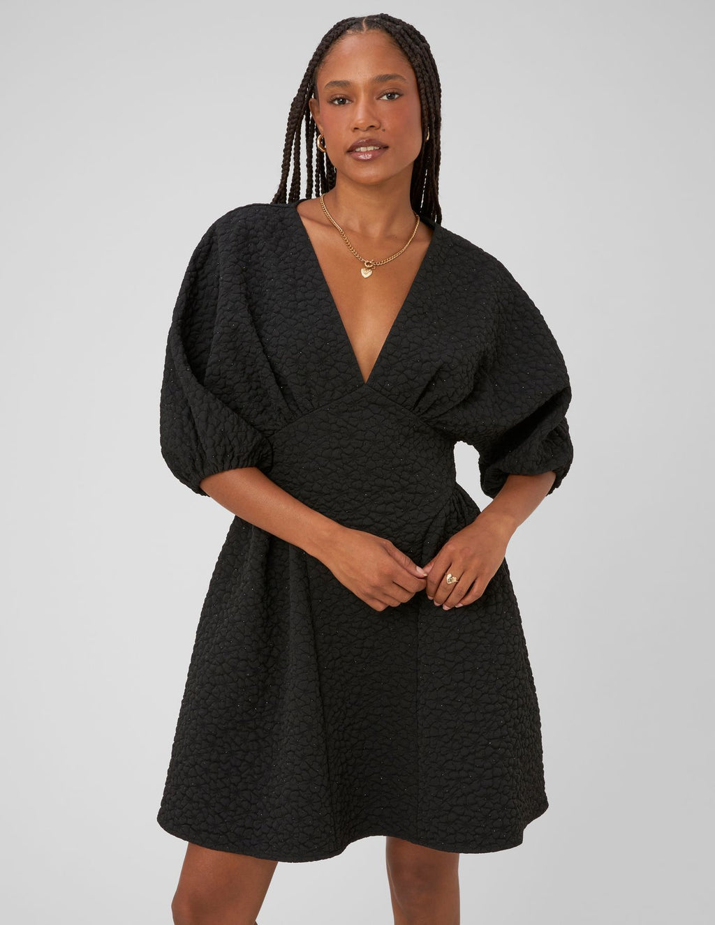 Robe courte texturée - 2
