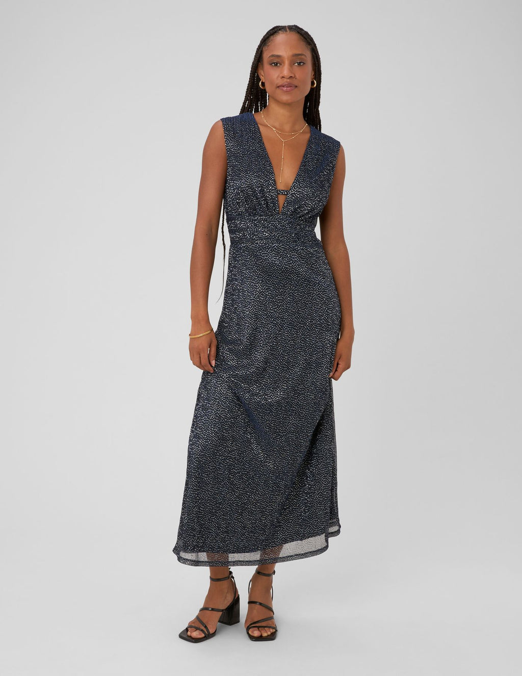 Robe longue imprimée - 1