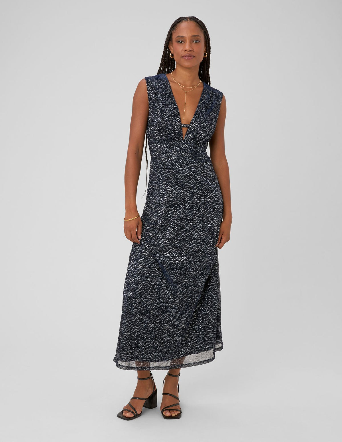 Robe longue imprimée - 1