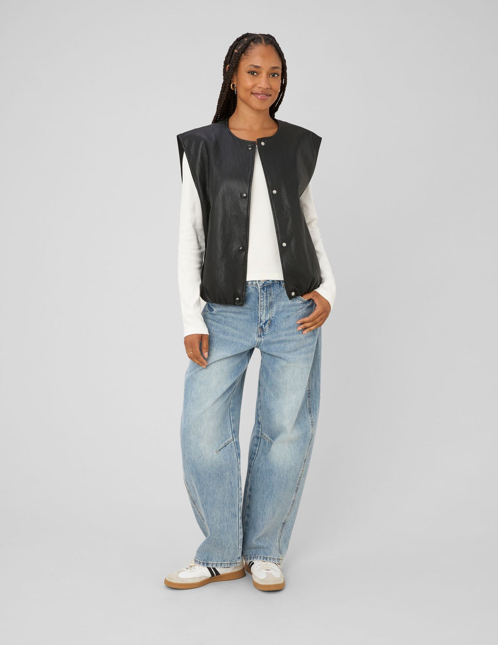 Vestes sans manches en tissu enduit - 2