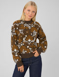 Pull jacquard floral - 1