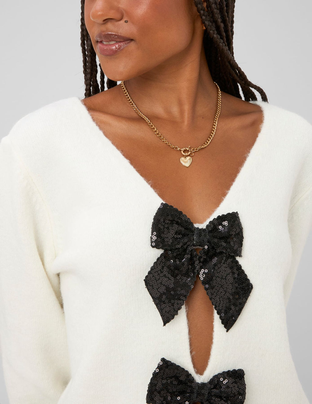 Gilet noeuds sequins - 2