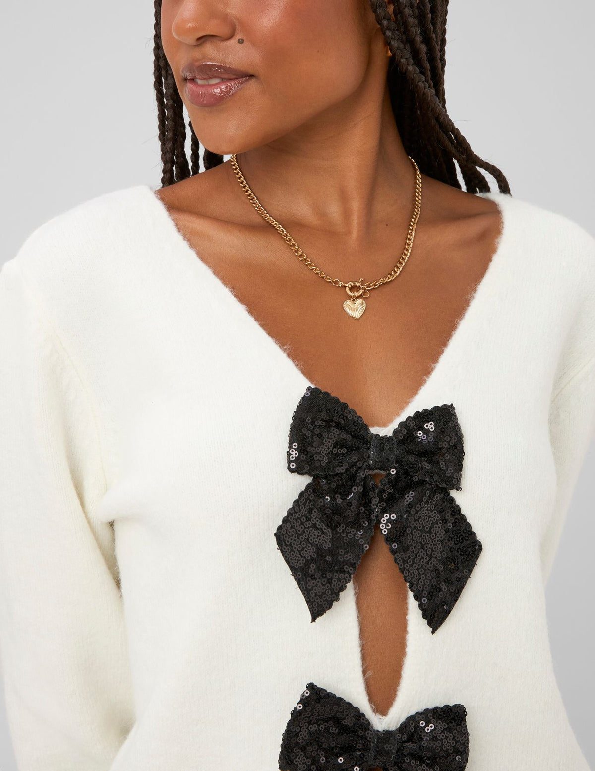 Gilet noeuds sequins - 2
