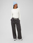 Pantalon large en velours - 1