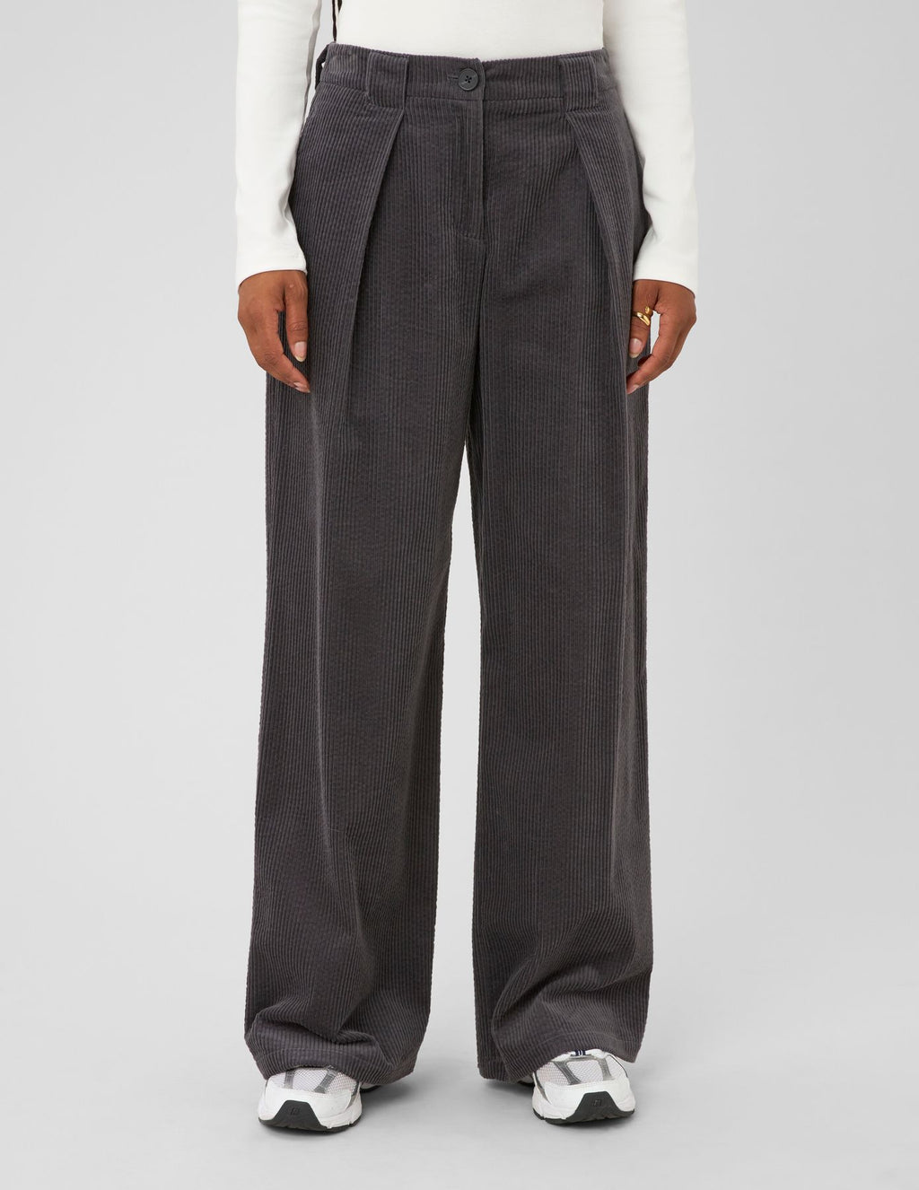 Pantalon large en velours - 2