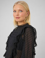 Blouse plumetis volantée - 2