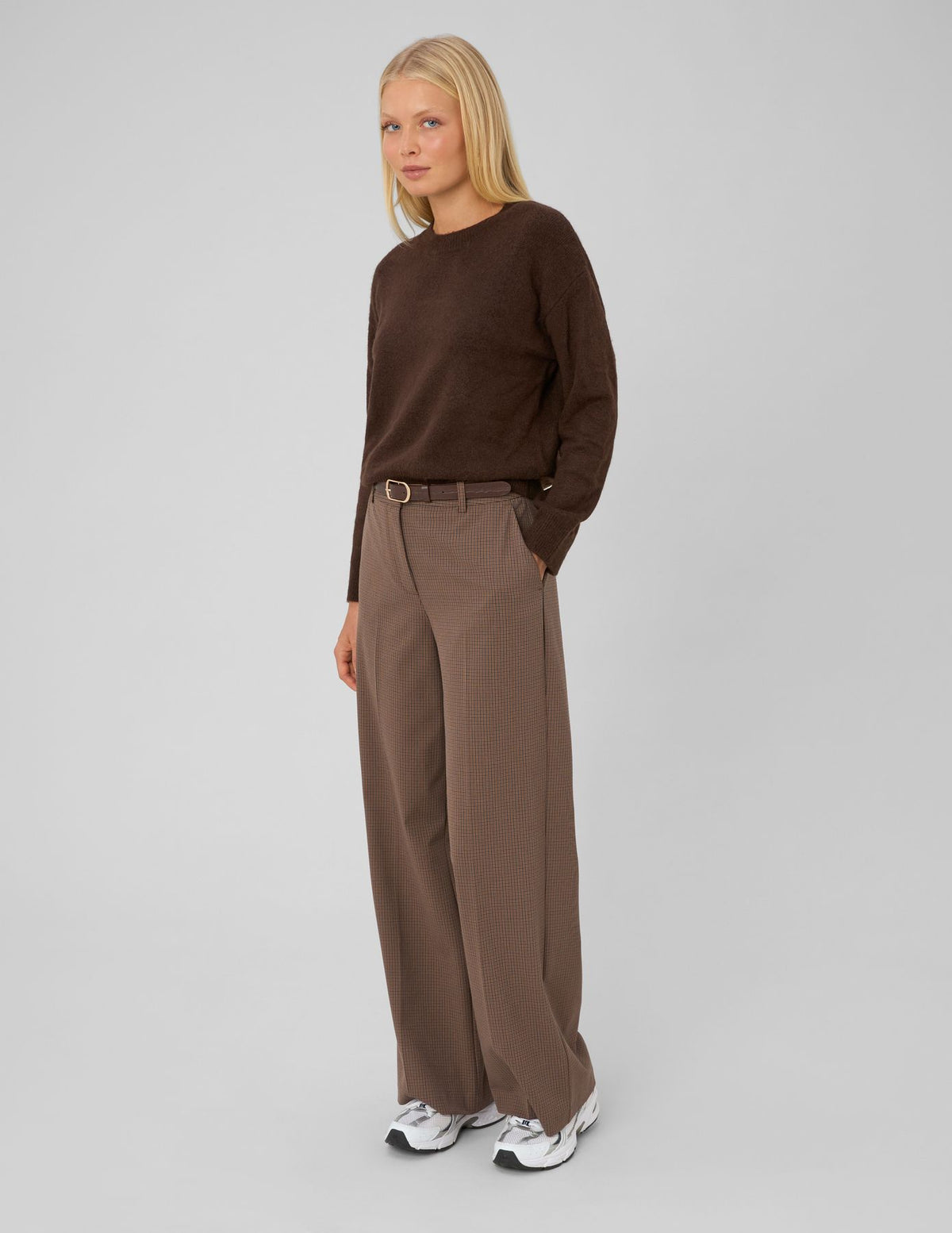 Pantalon large ceinturé - 2