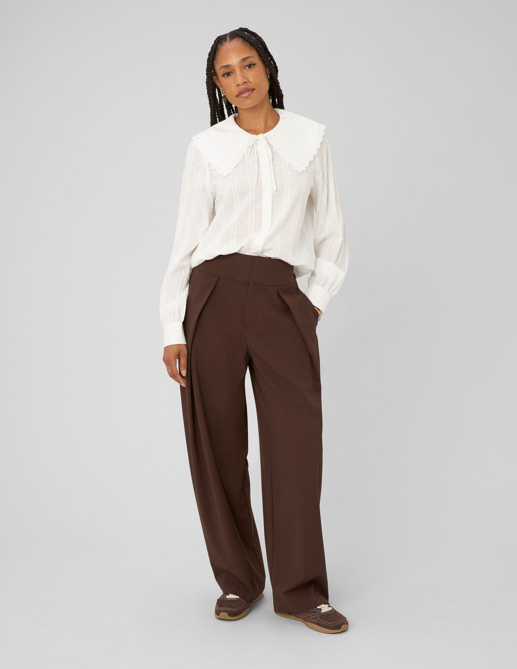 Pantalon ample plissé - 2
