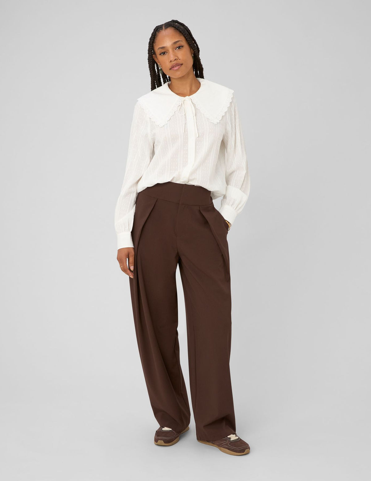 Pantalon ample plissé - 2