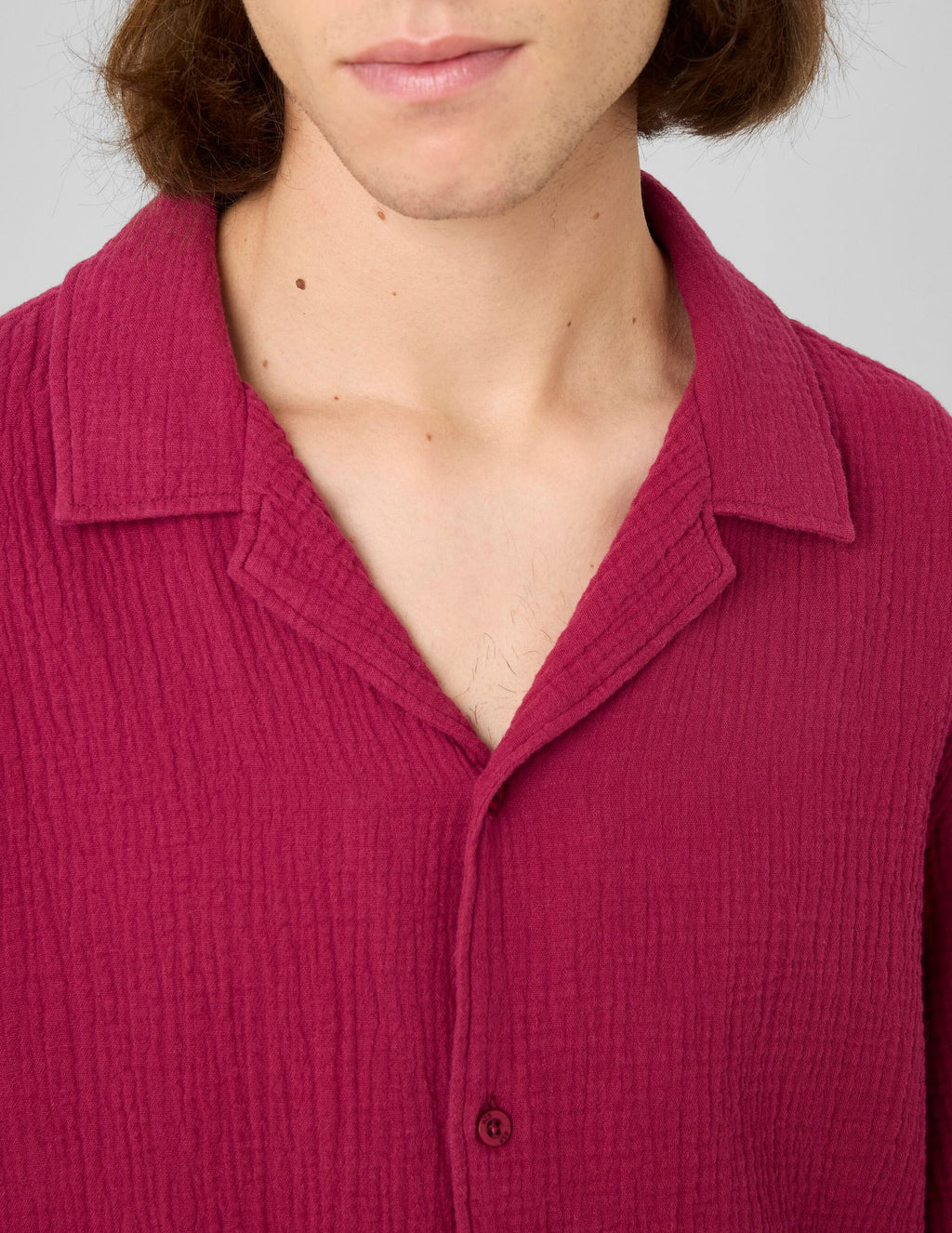 Chemise manches courtes gaze de coton - 2