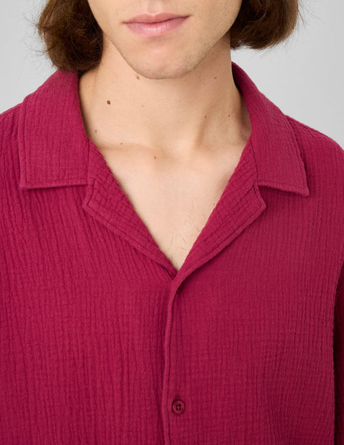 Chemise manches courtes gaze de coton - 2