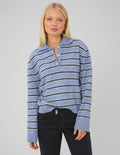 Pull polo rayé - 1