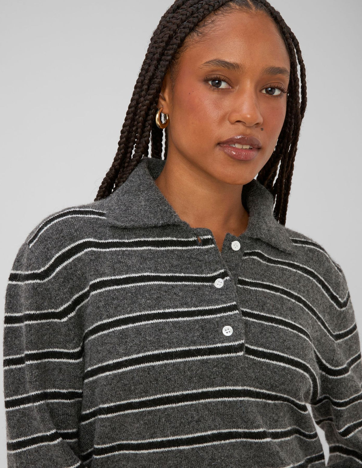 Pull polo rayé - 2