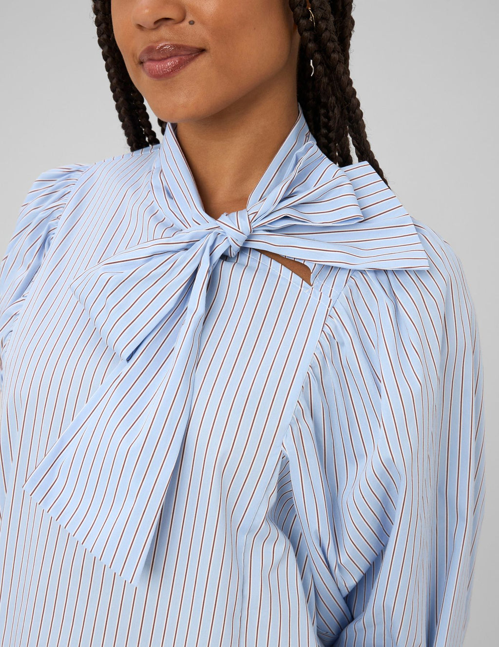 Blouse rayée à nœud - 2