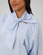 Blouse rayée à nœud - 2