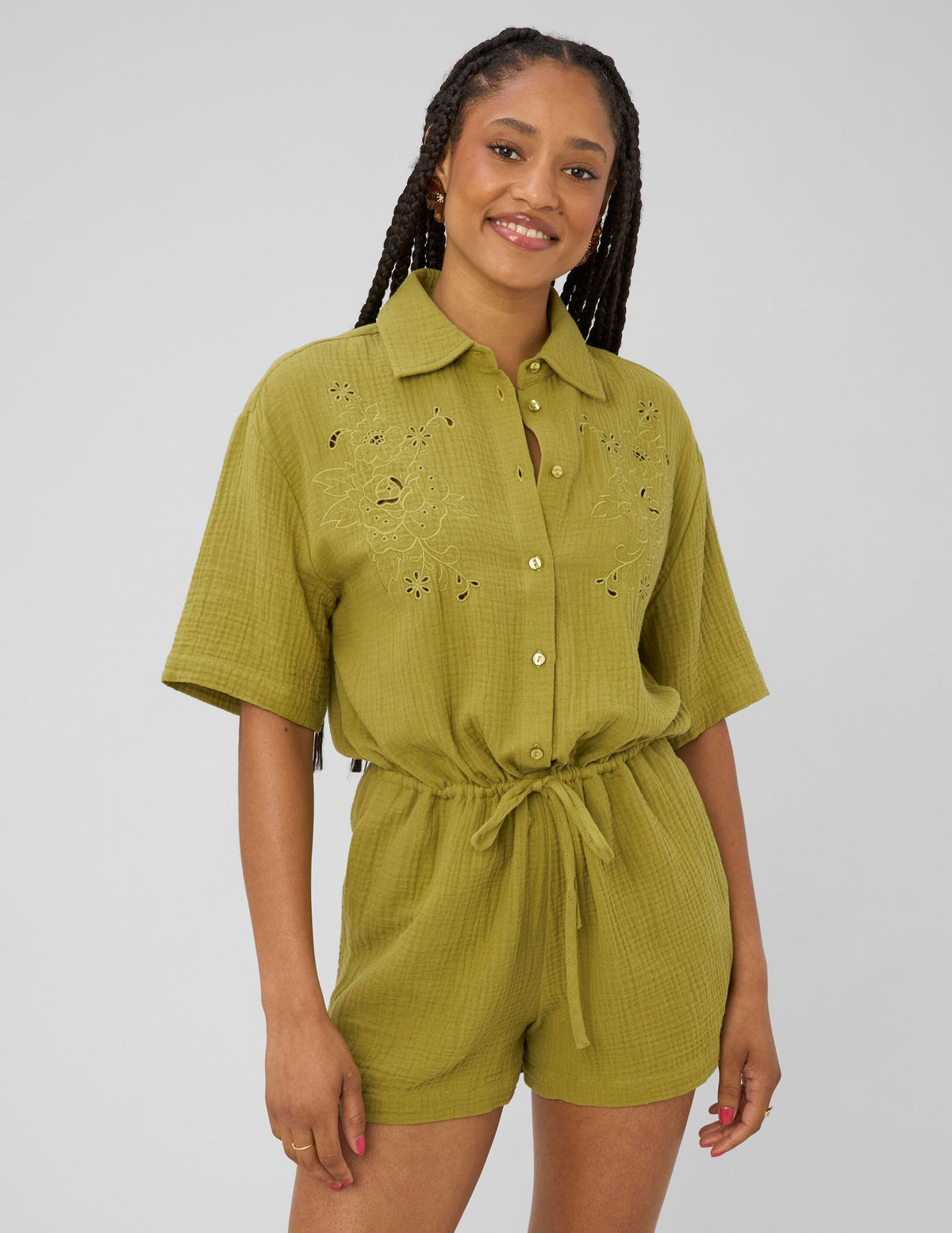 Combishort brorderie anglaise - 2