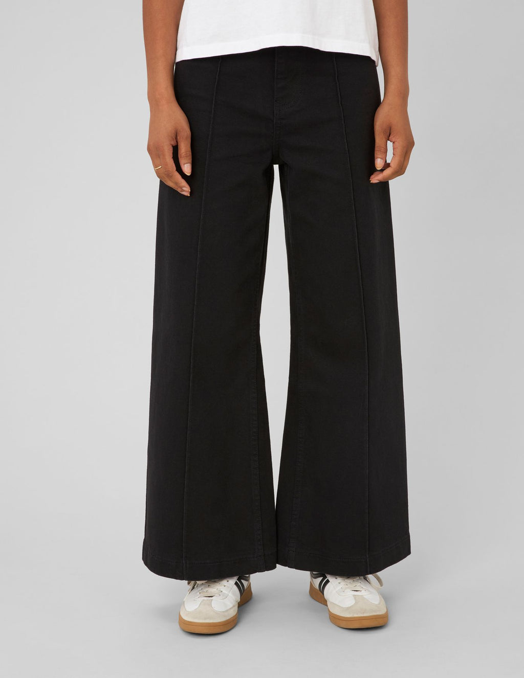 Jean wide leg surpiqures - 2
